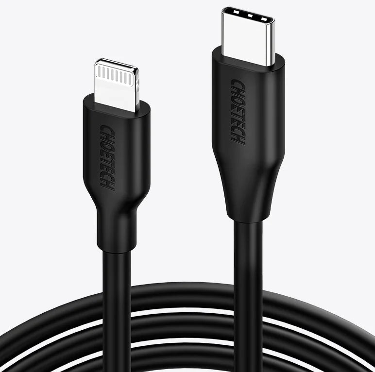 CHOETECH 2m Fast-Charge USB-C/Lightning Cable