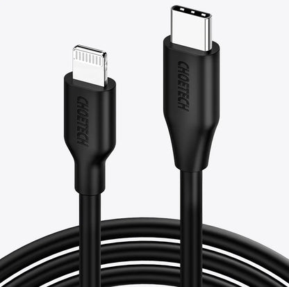 CHOETECH 2m Fast-Charge USB-C/Lightning Cable