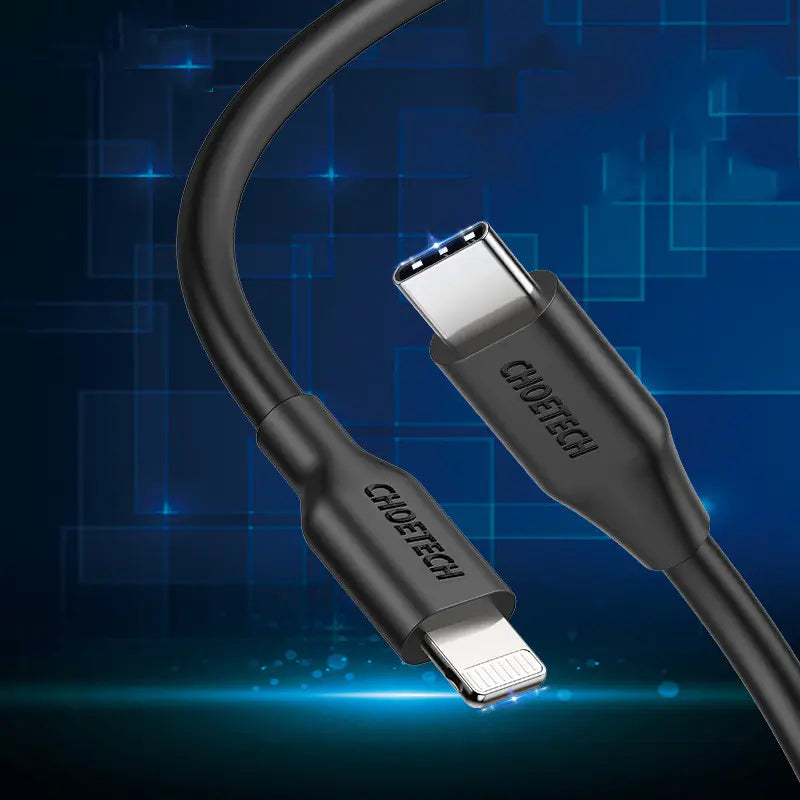 CHOETECH 2m Fast-Charge USB-C/Lightning Cable