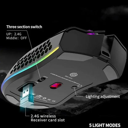 BM600 Dual-Mode RGB Gaming Mouse